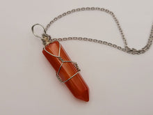 Load image into Gallery viewer, Natural Handmade Crystal Necklace Wired Wrapped