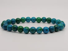 Load image into Gallery viewer, Stunning Phoenix Chrysocolla Bracelets 8mm For empowerment, communication courage