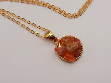Load image into Gallery viewer, Carnelian Pendant Necklace Trendy Carnelian Necklace Handmade