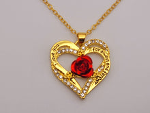 Load image into Gallery viewer, I Love You Necklace - Trendy Heart necklace Gold tone