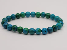 Load image into Gallery viewer, Stunning Phoenix Chrysocolla Bracelets 8mm For empowerment, communication courage