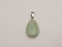 Load image into Gallery viewer, Green Aventurine Healing Crystal Necklace Drop Pendant.