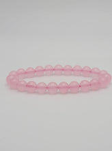 Load image into Gallery viewer, Rose Quartz Bracelet~ Self Love & Romance 8mm