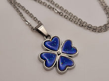 Load image into Gallery viewer, Changing Color Mood Stone Necklace Heart Necklace Mood