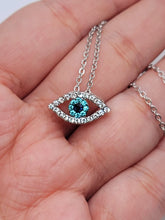 Load image into Gallery viewer, Beautiful Blue Evil Eye Necklace For Protection