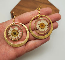 Load image into Gallery viewer, Pressed Wild Flower Earrings | Multi Flower Earrings | Resin Jewelry