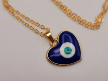 Load image into Gallery viewer, Evil Eye Necklace Blue Evil Eye Blue Eye Necklace • Gift for Her • Anniversary Gift • Birthday Gift •