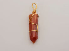 Load image into Gallery viewer, Natural Handmade Crystal Necklace Wired Wrapped