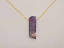 Load image into Gallery viewer, Crystal Necklace Golden Amethyst, Amazonite, Tiger Eye , Rose Quartz