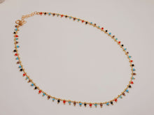 Load image into Gallery viewer, Bead Choker Necklace Charm Pendant Choker Necklace- Trendy Bead