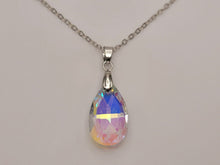 Load image into Gallery viewer, Cute Colorful Pendant Necklace & Earring set - Trendy necklace Silver tone