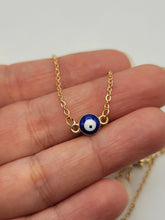Load image into Gallery viewer, Evil Eye Necklace Blue Evil Eye Blue Eye Necklace • Gift for Her •