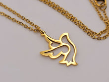 Load image into Gallery viewer, Golden Dove Pendant necklace Trending Necklace