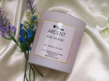 Load image into Gallery viewer, Ardent- Rose Jasmine Luxury Soy Wax Candle ( Love, Healing, Self Love)