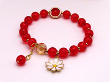 Load image into Gallery viewer, Bright Daisy Bracelet Gifts For Women Elastic Bracelet Cracked Quartz