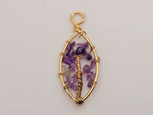 Load image into Gallery viewer, Natural Handmade Crystal Feng Shui Necklace , Amethyst,Feng shui Necklace