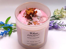 Load image into Gallery viewer, Ardent- Rose Jasmine Luxury Soy Wax Candle ( Love, Healing, Self Love)