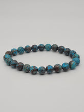 Load image into Gallery viewer, Stunning Phoenix Chrysocolla Bracelets 8mm For empowerment, communication courage