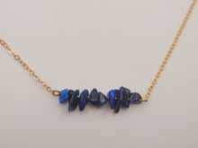 Load image into Gallery viewer, Natural Handmade Crystal Necklace Gold Tone Amethyst, Carnelian, & more