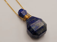 Load image into Gallery viewer, Perfume Bottle Necklace Made with Genuine Stones