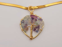 Load image into Gallery viewer, Fluorite Choker Necklace, Minimalist gifts, Cute trendy Choker Necklace