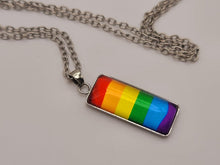Load image into Gallery viewer, LGBTQ Necklace - Queer / Gay Pride Jewelry - Gender and Sexual Identity Charm Necklace