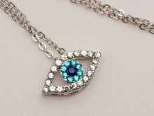 Load image into Gallery viewer, Beautiful Blue Evil Eye Necklace For Protection