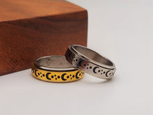 Load image into Gallery viewer, Spinner Ring Titanium steel Worry Ring, Meditation Ring Anxiety / Stress
