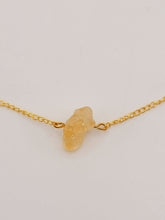 Load image into Gallery viewer, Crystal Necklace Golden Raw Citrine Healing Crystal Stone Necklace