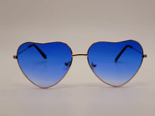 Load image into Gallery viewer, LB diamond - Heart Shape Heart Sunglasses Retro Vintage Boho Dark Blue