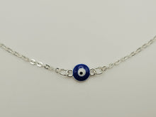 Load image into Gallery viewer, Evil Eye Necklace Blue Evil Eye Blue Eye Necklace • Gift for Her •