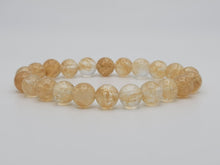 Load image into Gallery viewer, Citrine Bracelet Natural Citrine Stone Solar Plexus Chakra Meditation Bracelet Handmade