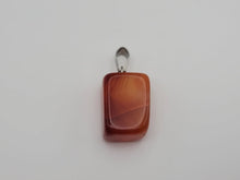 Load image into Gallery viewer, Crystal Necklace Silver Wire Carnelian Stone Irregular Crystal Necklace