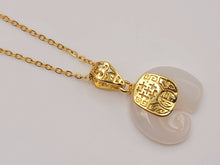 Load image into Gallery viewer, Natural Handmade Crystal Necklace Green Aventurine & White Quartz