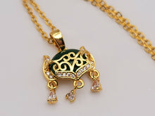 Load image into Gallery viewer, Jade Natural Necklace Gold Tone Necklace- Good Luck•Fortune