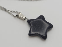 Load image into Gallery viewer, Blue Sandstone Crystal Star Necklace Trending Pendant Necklace Gift For Her
