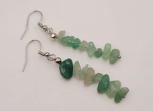 Load image into Gallery viewer, Cute Silver tone Crystal Earrings Handmade Reiki & Chakra Gifts