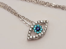 Load image into Gallery viewer, Beautiful Blue Evil Eye Necklace For Protection