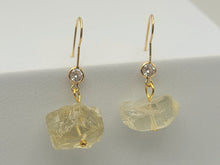 Load image into Gallery viewer, Handmade Smoky Quartz Natural Drop Earrings , Stone Earrings