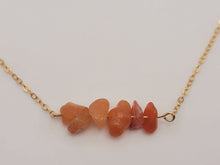 Load image into Gallery viewer, Natural Handmade Crystal Necklace Gold Tone Amethyst, Carnelian, & more