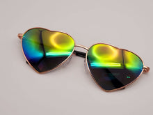 Load image into Gallery viewer, Lb diamond - Heart Shape Heart Sunglasses Retro Vintage Boho Rainbow