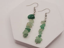 Load image into Gallery viewer, Cute Silver tone Crystal Earrings Handmade Reiki & Chakra Gifts