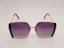 Load image into Gallery viewer, Square Rectangle Unisex Luxury Sunglasses Vintage Punk Black