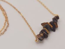 Load image into Gallery viewer, Natural Handmade Crystal Necklace Gold Tone Amethyst, Carnelian, & more