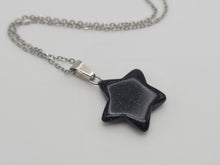 Load image into Gallery viewer, Blue Sandstone Crystal Star Necklace Trending Pendant Necklace Gift For Her