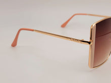 Load image into Gallery viewer, Fashion Big Rectangle Unisex Luxury Sunglasses Vintage Punk Tea