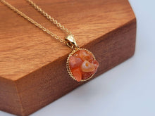 Load image into Gallery viewer, Carnelian Pendant Necklace Trendy Carnelian Necklace Handmade