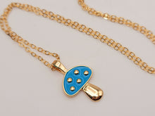 Load image into Gallery viewer, Mushroom Necklace for women Boho Jewelry Various Colors