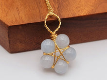 Load image into Gallery viewer, Blue Chalcedony necklace Powerful necklace Healing Energy Crystal Jewelry