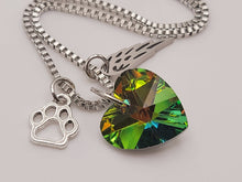 Load image into Gallery viewer, Pet Memorial, Necklace Pet Memorial Gift, Dog memorial, Cat memorial